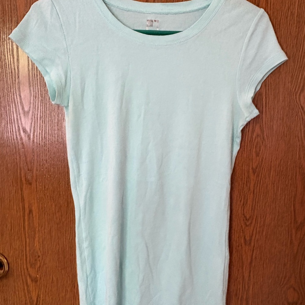 JCPenney Soft Mint Short Sleeve Tee